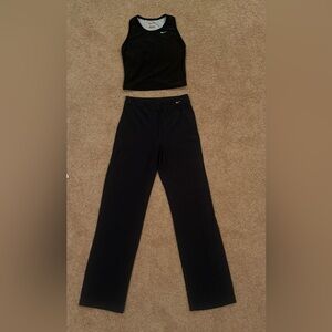 Nike women workout set black size small